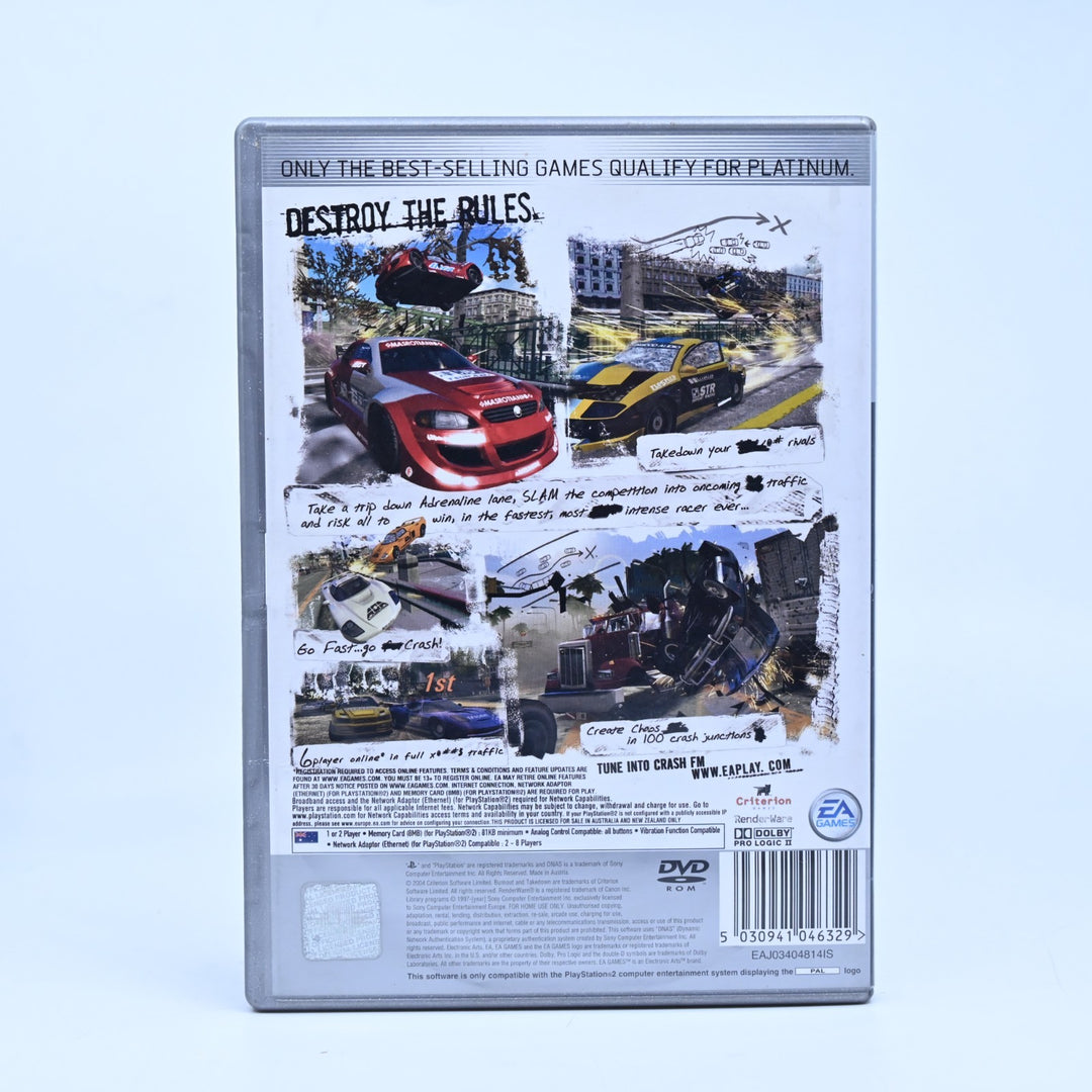 Burnout 3: Takedown - Sony Playstation 2 / PS2 Game + Manual - PAL - MINT DISC!
