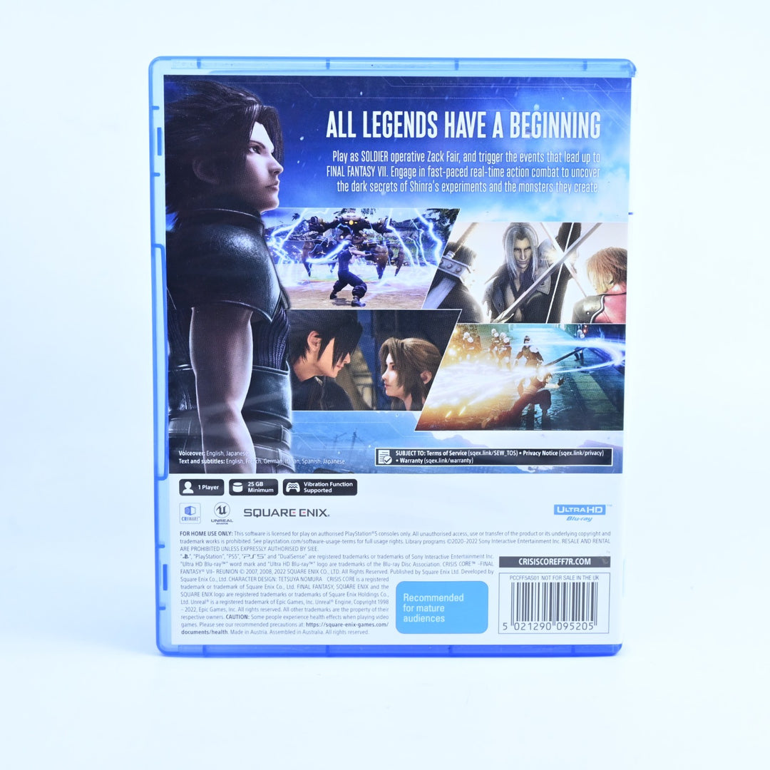 Crisis Core Final Fantasy VII Reunion - Sony Playstation 5 / PS5 Game