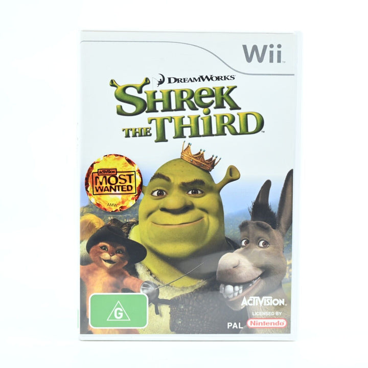 Shrek the Third - Nintendo Wii Game + Manual - PAL - MINT DISC!