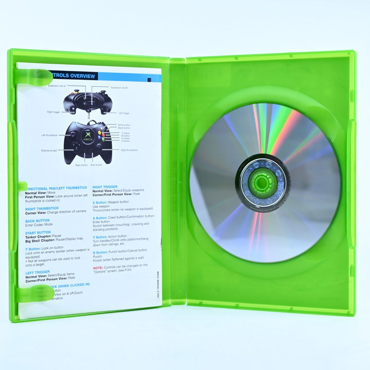 Metal Gear Solid 2 Substance - Original Xbox Game + Manual - PAL - MINT DISC!
