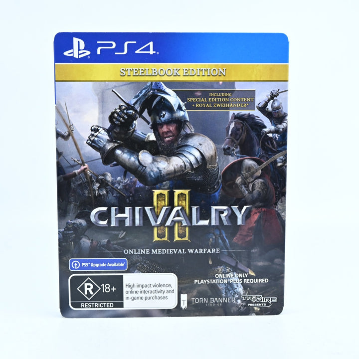 Chivalry II 2 - Steelbook Edition - Sony Playstation 4 / PS4 Game - FREE POST!