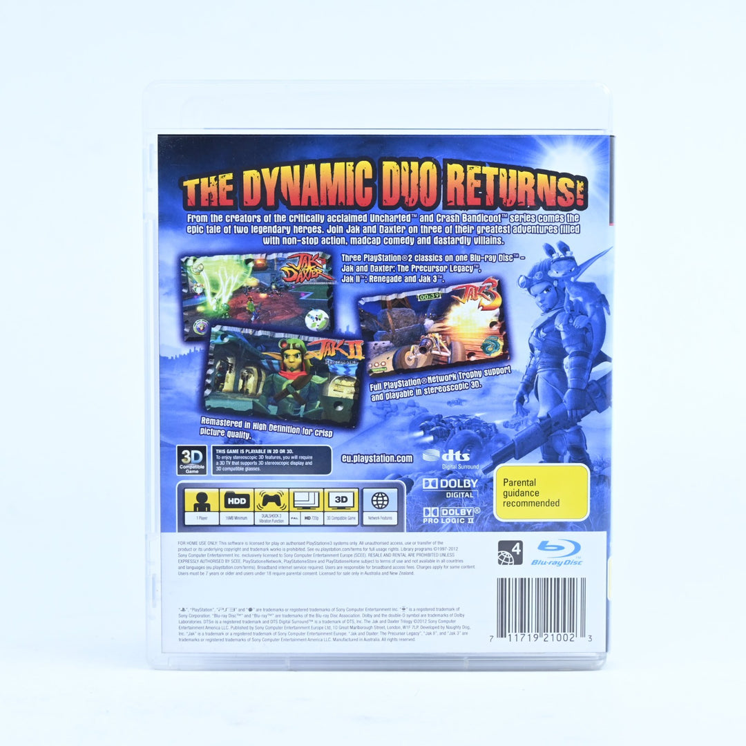 The Jak and Daxter Trilogy - Sony Playstation 3 / PS3 Game + Manual - FREE POST!