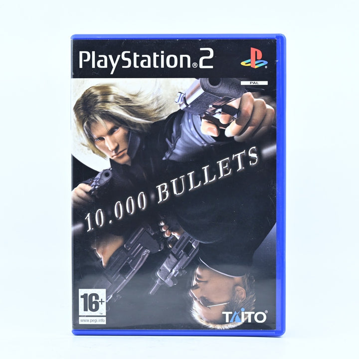 10,000 Bullets - Sony Playstation 2 / PS2 Game + Manual - PAL - MINT DISC!