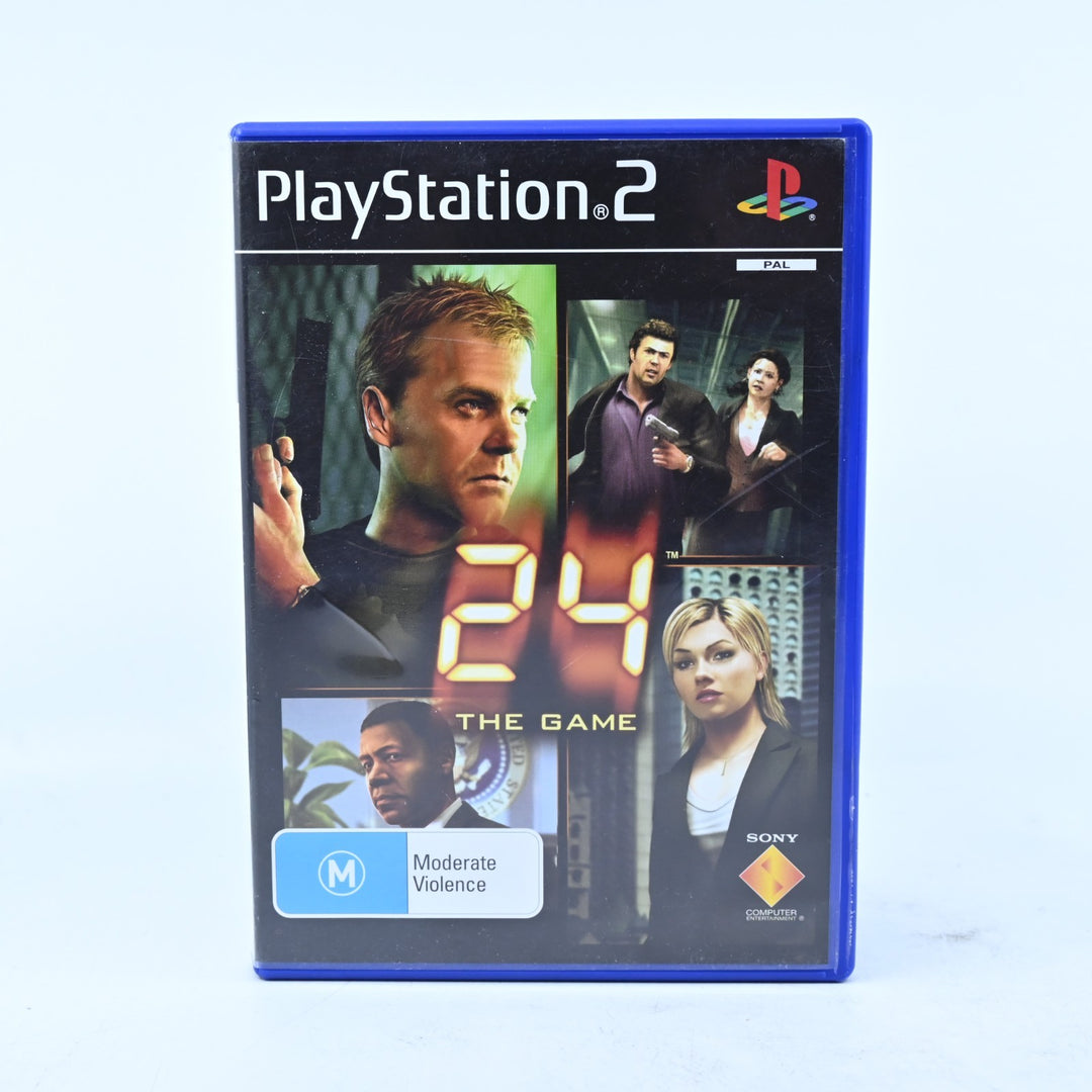 24: The Game - Sony Playstation 2 / PS2 Game + Manual - PAL - MINT DISC!