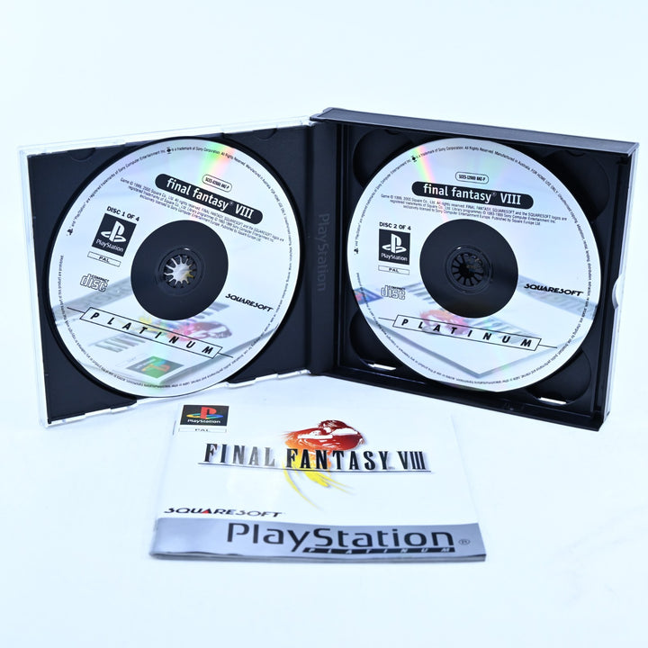 Final Fantasy VIII - Sony Playstation 1 / PS1 Game + Manual - PAL - MINT DISC!