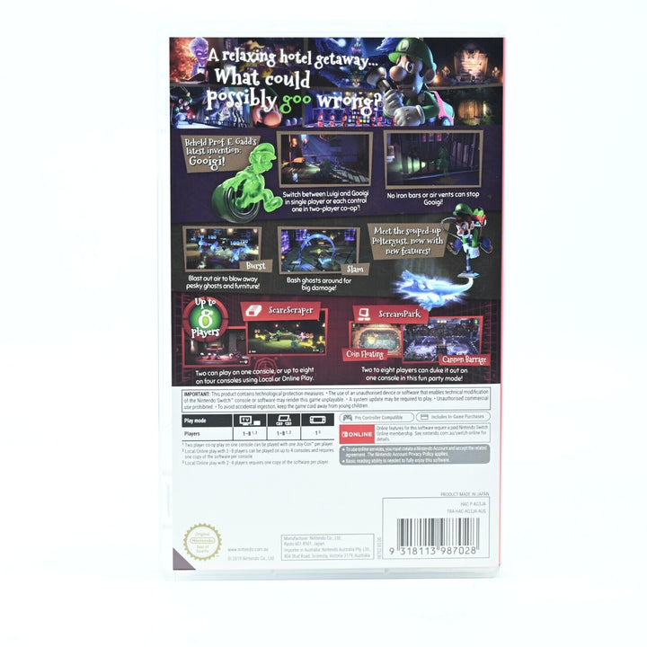 Luigi's Mansion 3 - Nintendo Switch Game - FREE POST!