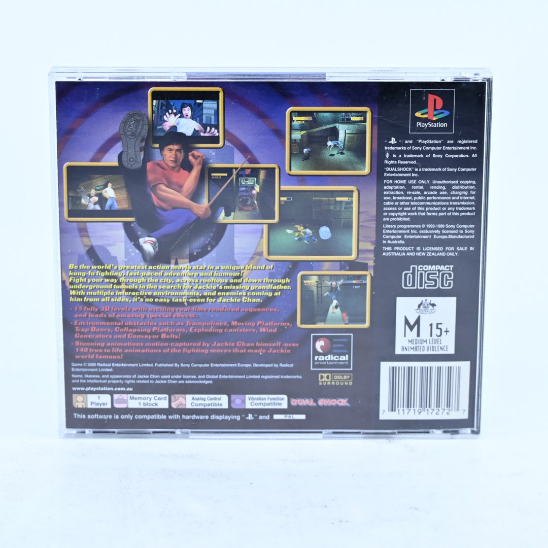 Jackie Chan Stuntmaster - Sony Playstation 1 / PS1 Game + Manual - PAL