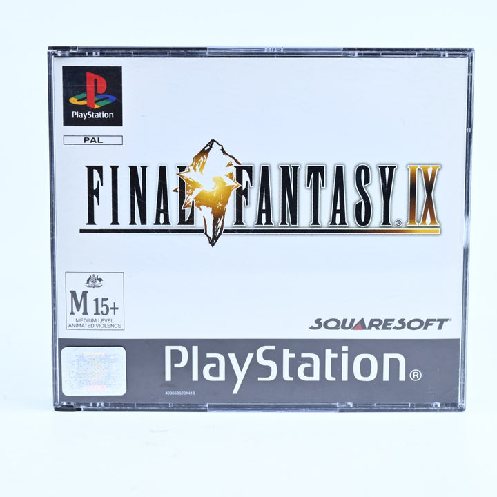 Final Fantasy IX 9 - Sony Playstation 1 / PS1 Game + Manual - PAL - MINT DISC!