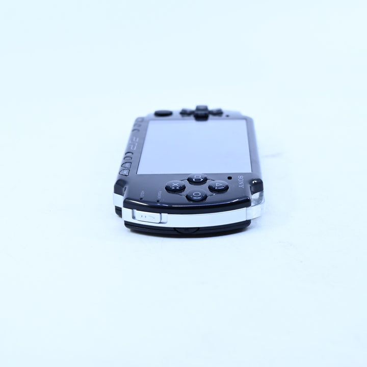 Black Reshell &amp; Rebuilt - PSP Console - PSP-2002 - 2000 + NEW BATTERY