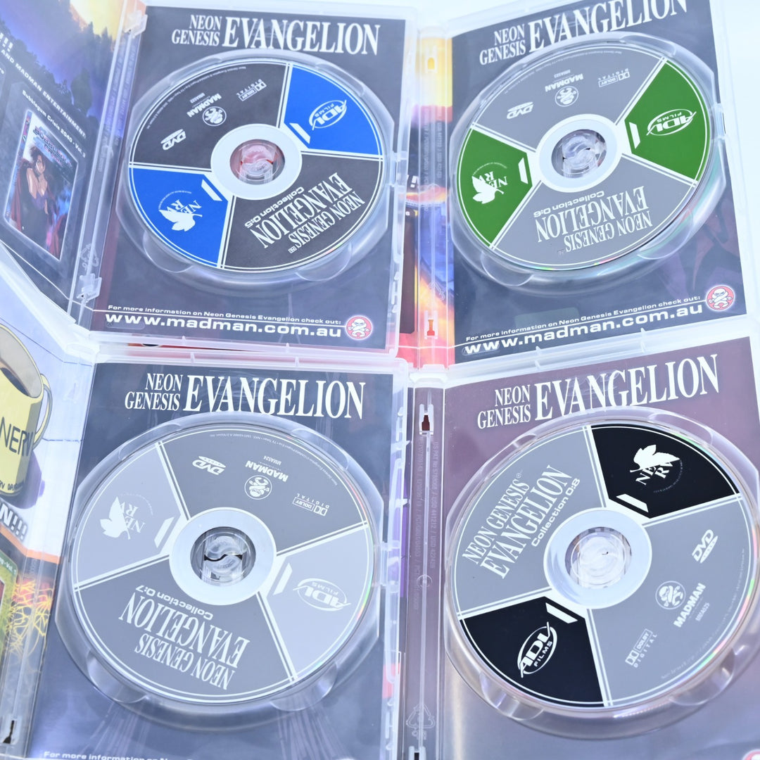 Neon Genesis Evangelion - Volumes 1 to 8 + Movies - Anime DVDs