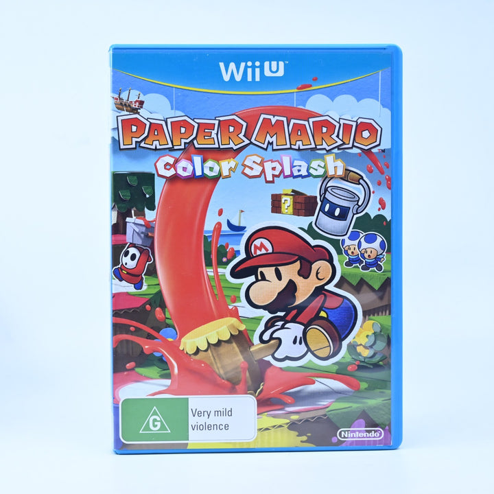 Paper Mario: Color Splash - Nintendo Wii U Game - PAL - FREE POST!