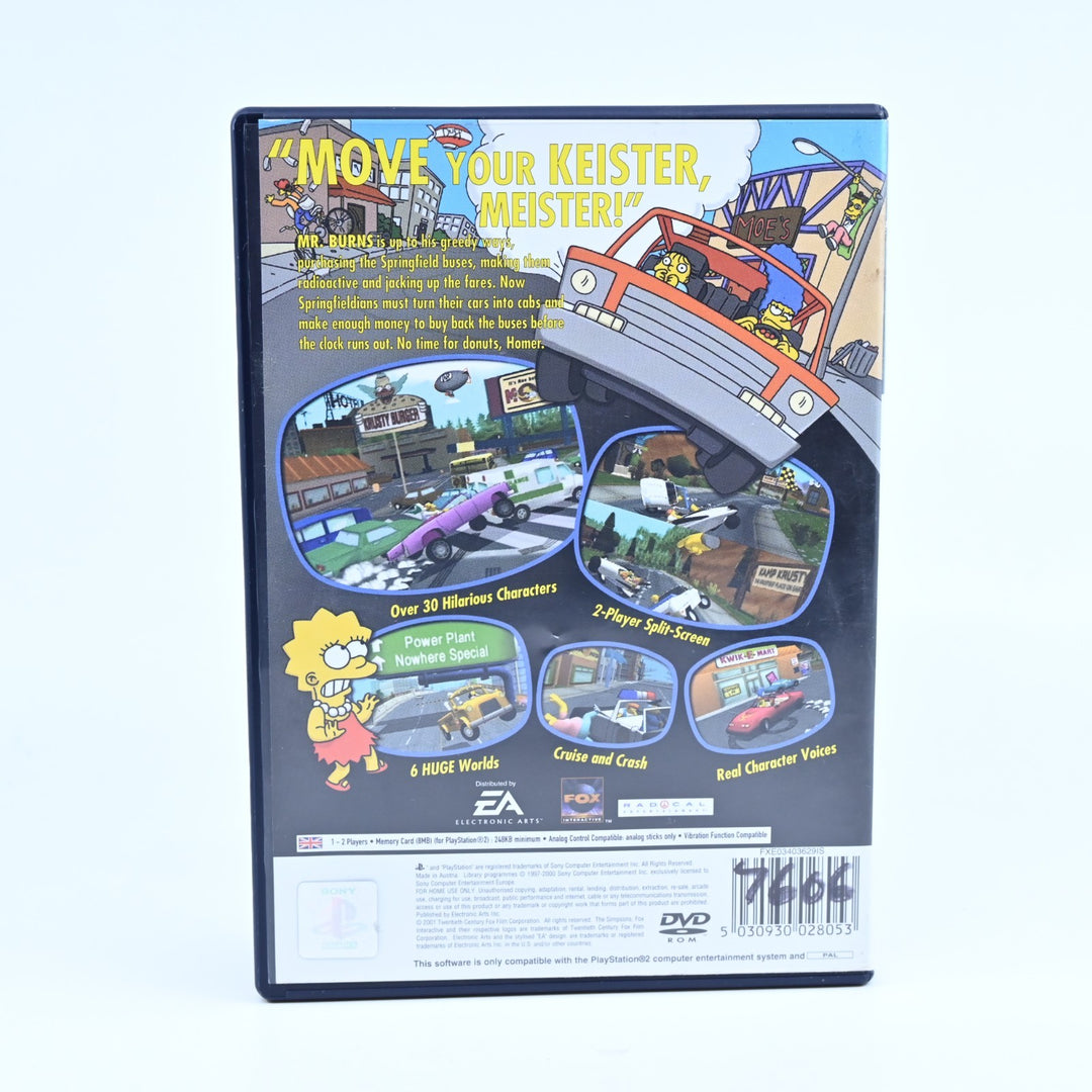 The Simpsons: Road Rage - Sony Playstation 2 / PS2 Game + Manual - PAL