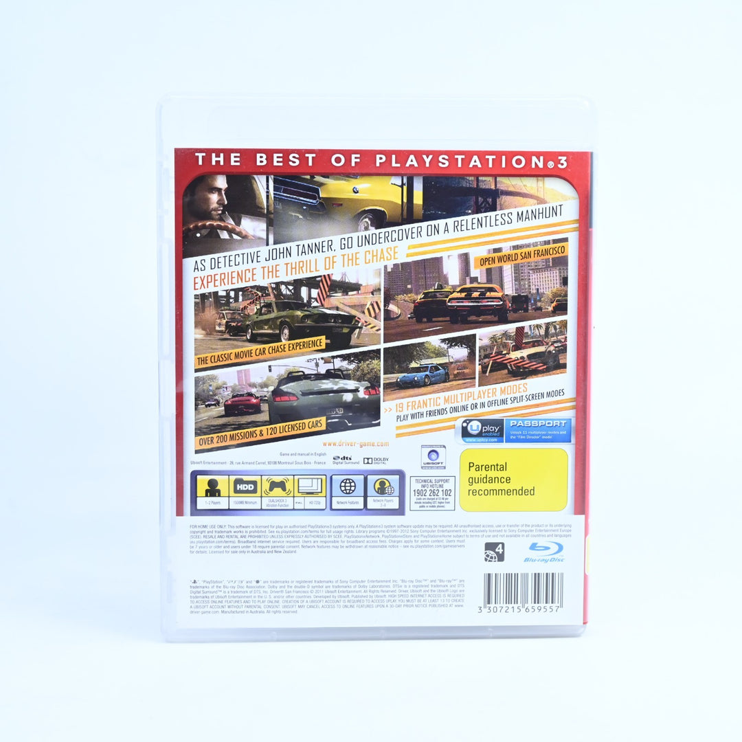 Driver: San Francisco - Sony Playstation 3 / PS3 Game + Manual - FREE POST!