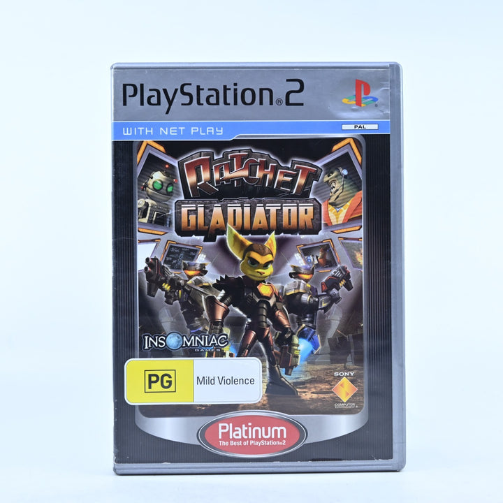 Ratchet Gladiator - Sony Playstation 2 / PS2 Game - No Manual - PAL - MINT DISC!