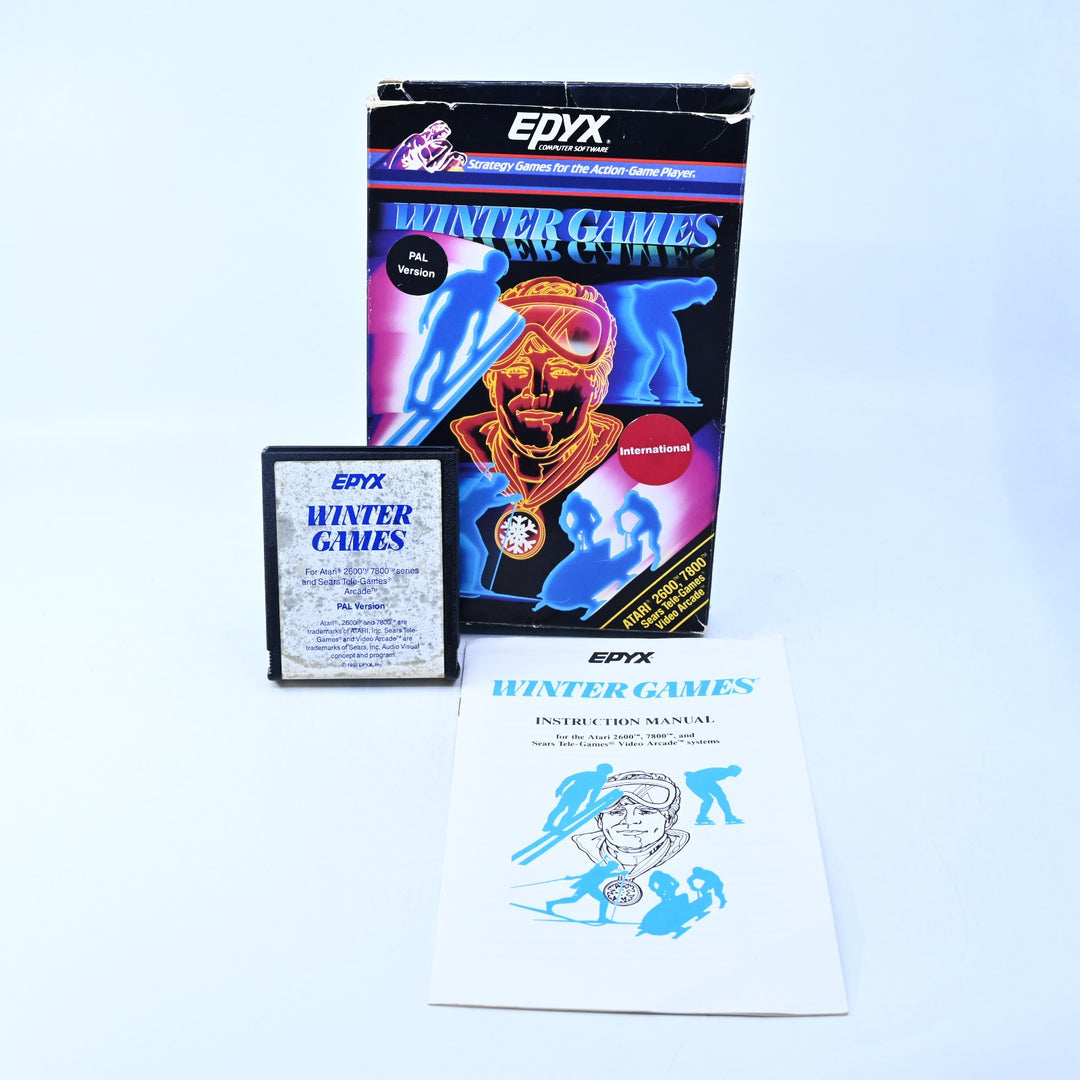 Winter Games - Epyx Original Box - Atari 2600 Boxed Game - PAL - FREE POST!