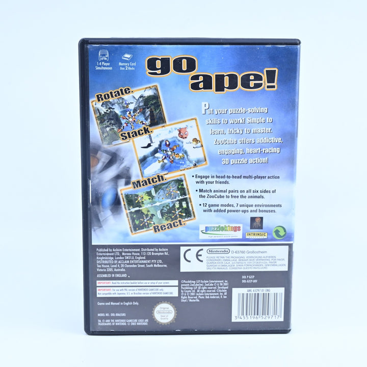 ZooCube - Nintendo Gamecube Game + Manual - PAL - FREE POST!