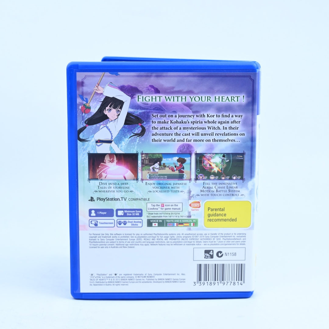 Tales of Hearts R - Sony PS Vita Game - FREE POST!