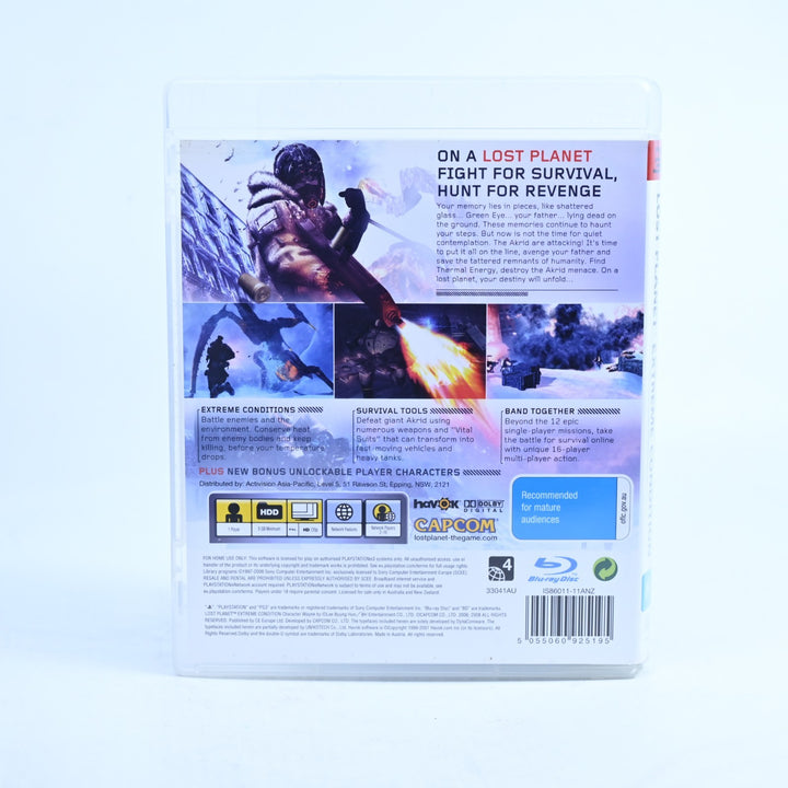 Lost Planet Extreme Condition - Sony Playstation 3 / PS3 Game + Manual