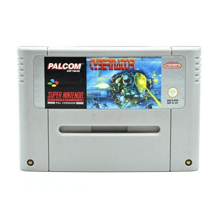 Cybernator - Super Nintendo / SNES Game - PAL - FREE POST!