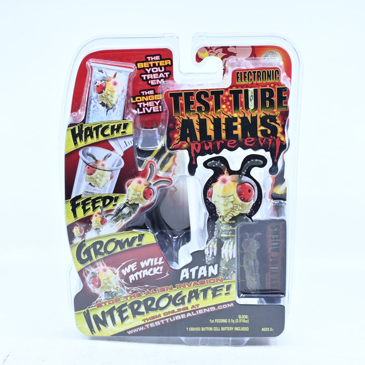 SEALED! Electronic Test Tube Aliens Pure Evil 2010 Atan - Toy