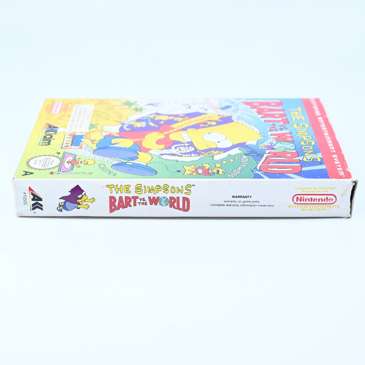 The Simpsons Bart Vs The World - NES Boxed Game - PAL - FREE POST!