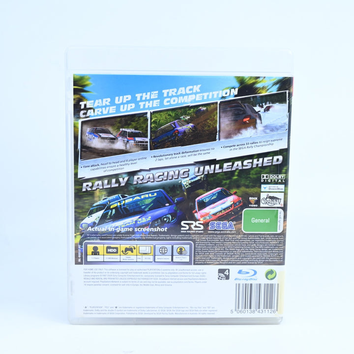 Sega Rally - Sony Playstation 3 / PS3 Game + Manual - FREE POST!