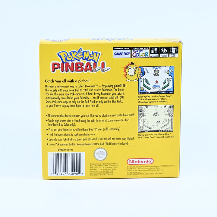 Pokemon Pinball - Nintendo Gameboy Color Boxed Game - PAL - FREE POST!