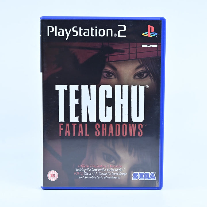 Tenchu: Fatal Shadows - Sony Playstation 2 / PS2 Game + Manual - MINT DISC!