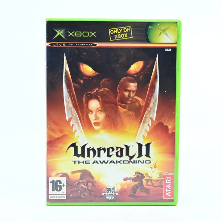 Unreal II: The Awakening - Original Xbox Game + Manual - PAL - NEAR MINT DISC!