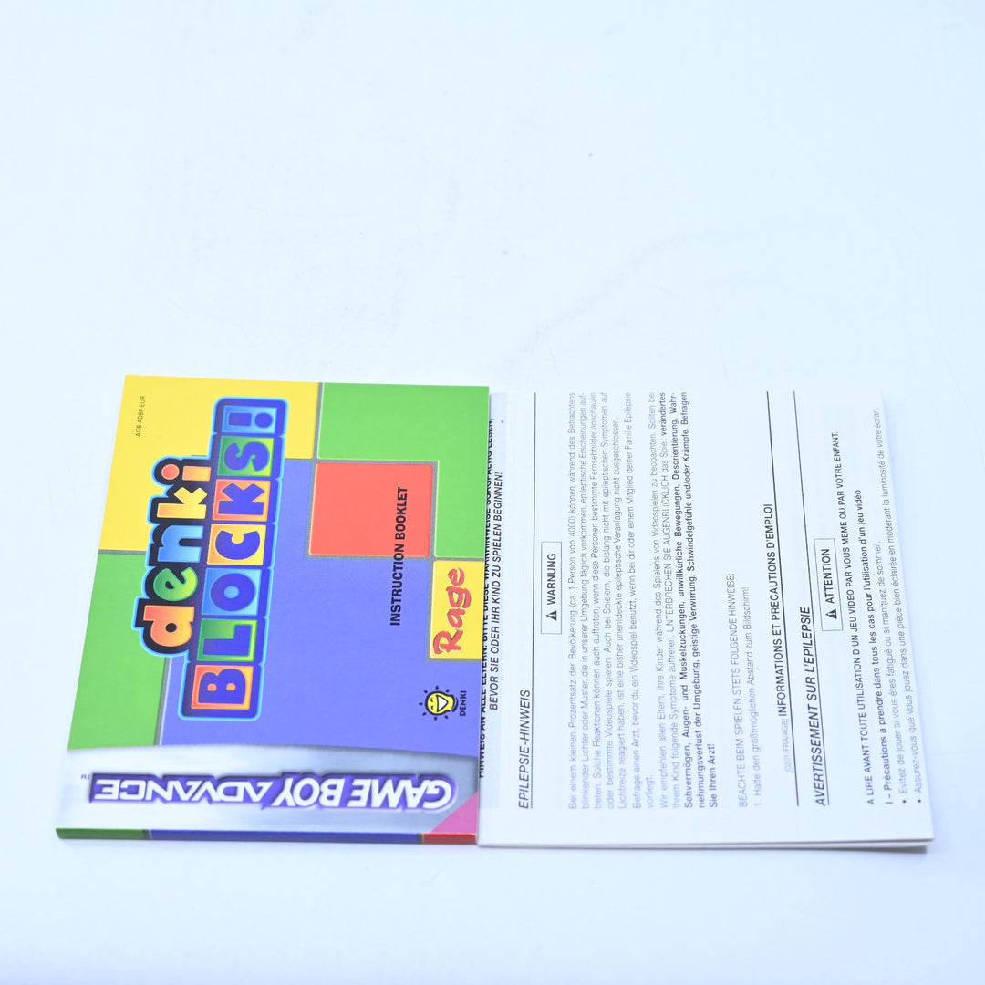 Denki Blocks! - Nintendo Gameboy Advance / GBA Boxed Game - PAL - FREE POST!
