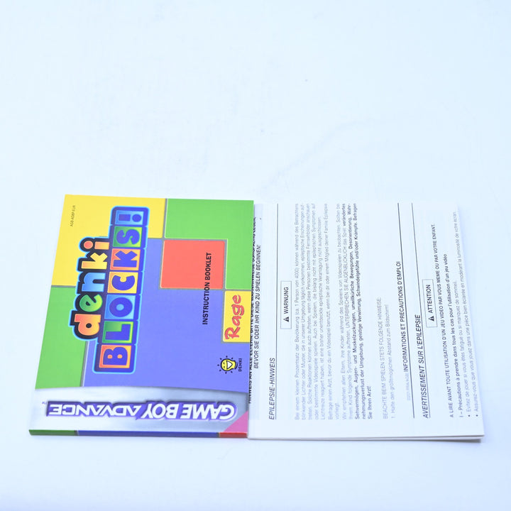 Denki Blocks! - Nintendo Gameboy Advance / GBA Boxed Game - PAL - FREE POST!