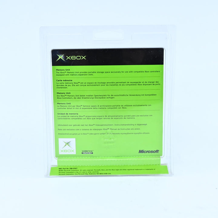 SEALED! Microsoft Xbox Memory Unit - Original Xbox Accessory - PAL - FREE POST!