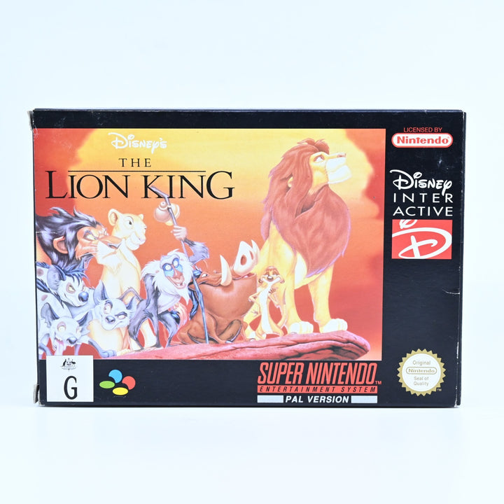 The Lion King - Super Nintendo / SNES Boxed Game - PAL - FREE POST!