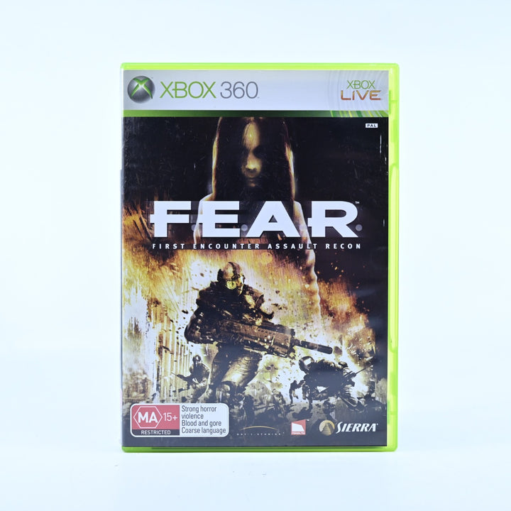 F.E.A.R. - Xbox 360 Game + Manual - PAL - MINT DISC! FEAR