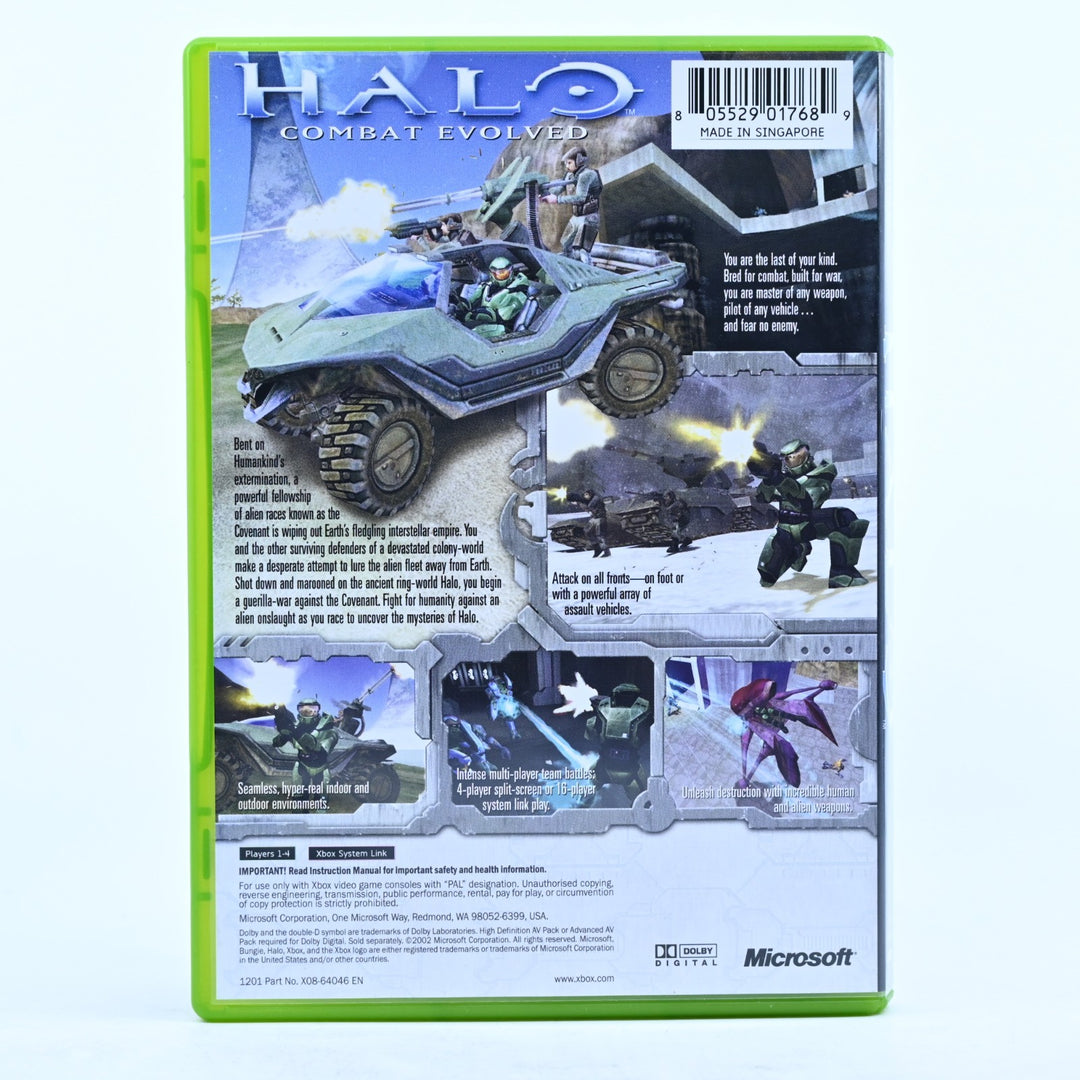 Halo: Combat Evolved - Original Xbox Game + Manual - PAL - MINT DISC!