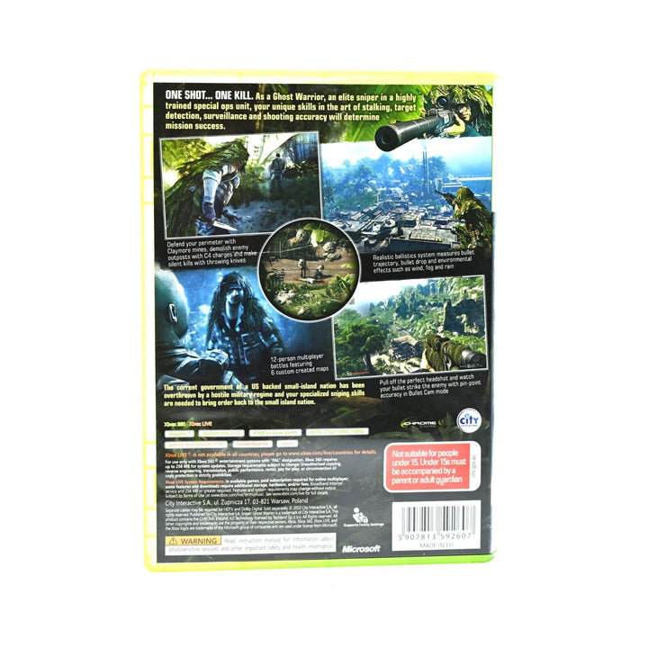 Sniper Ghost Warrior - Xbox 360 Game + Manual - PAL - MINT DISC!