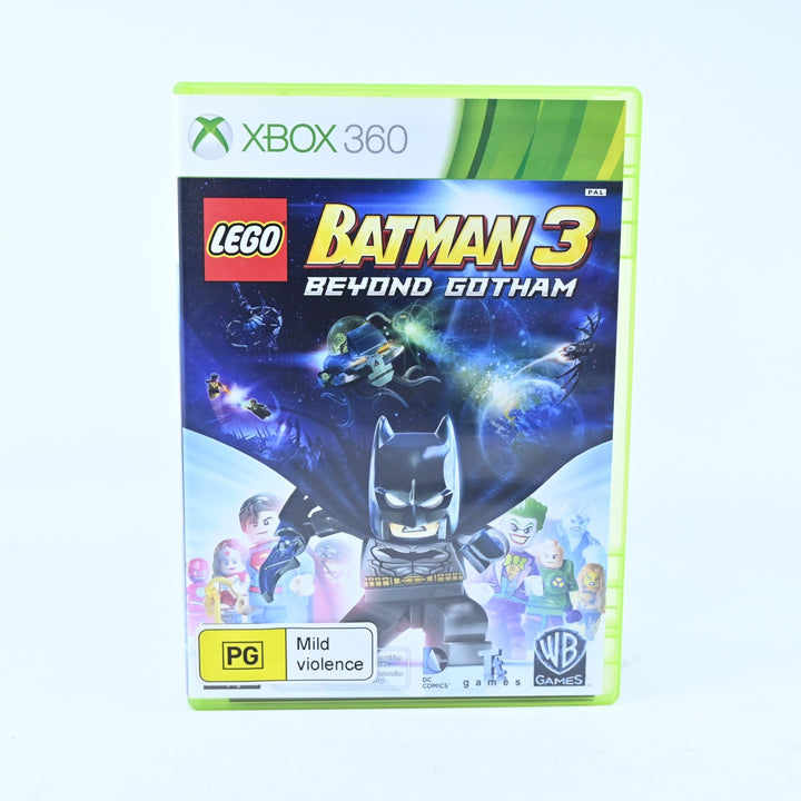 LEGO Batman 3: Beyond Gotham - Xbox 360 Game + Manual - PAL - MINT DISC!