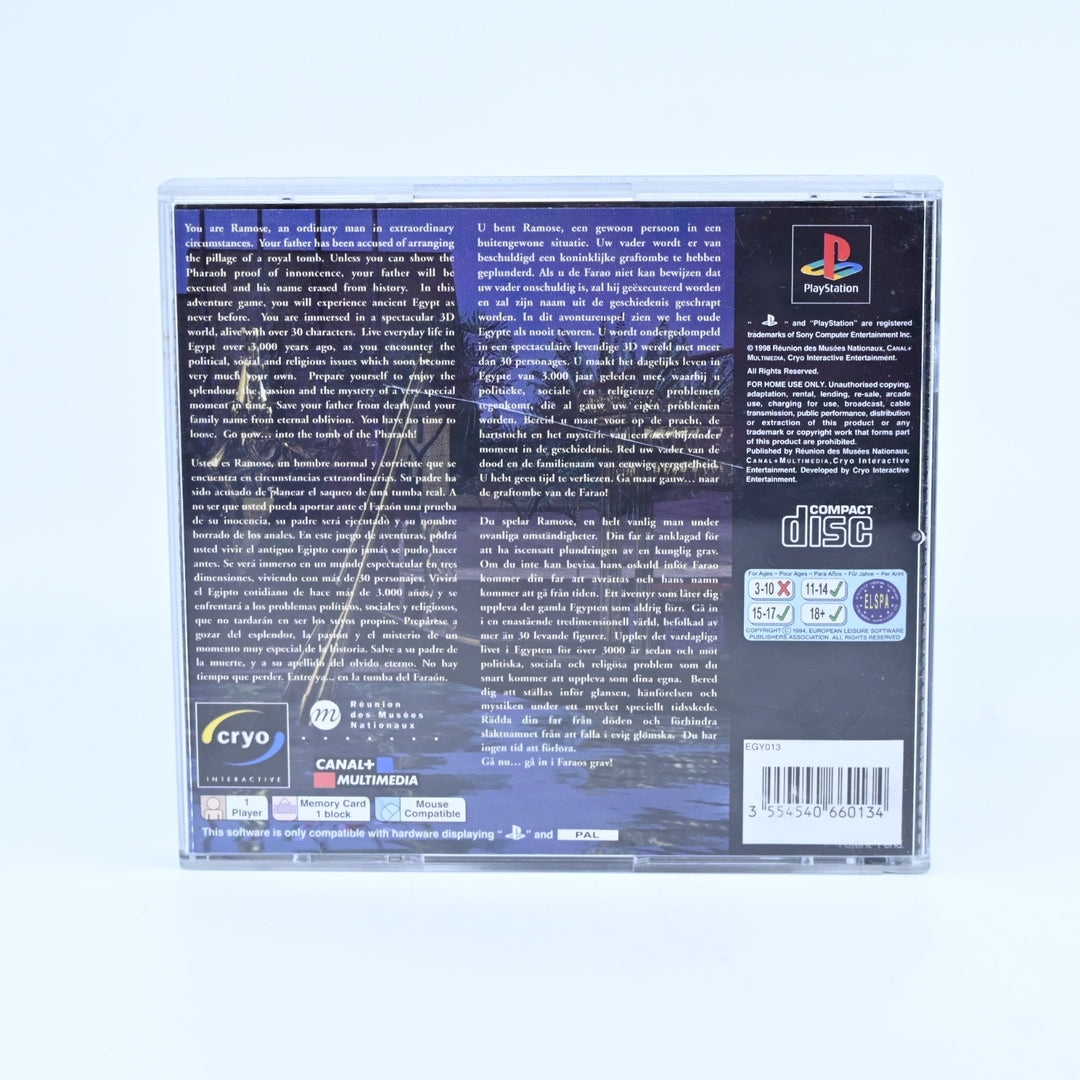Egypt 1156 B.C. - Sony Playstation 1 / PS1 Game + Manual - PAL - MINT DISC!