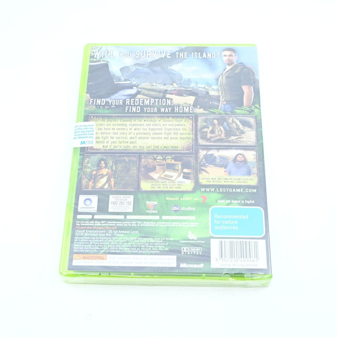 SEALED! - Lost The Video Game - Xbox 360 Game + Manual - PAL - FREE POST!