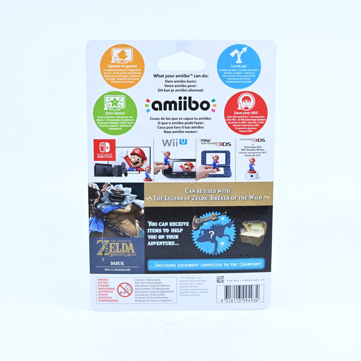 SEALED! Daruk Amiibo - The Legend of Zelda: Breath of the Wild - Nintendo - Toy