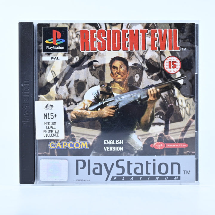 Resident Evil - Sony Playstation 1 / PS1 Game + Manual - PAL - MINT DISC!