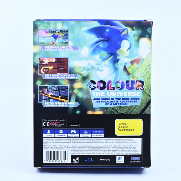 Sonic Colours Ultimate - Sony Playstation 4 / PS4 Game + Keyring - MINT DISC!