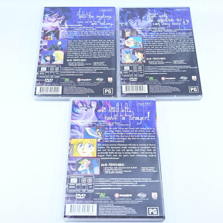 Orphen - Volumes 1 to 6 Complete - Region  2/4 - Anime DVDs