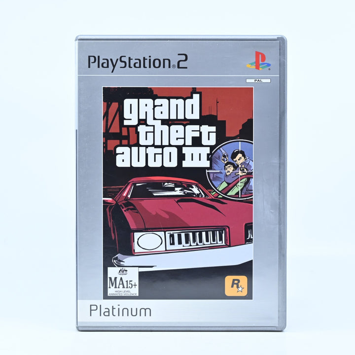 Grand Theft Auto III 3 - Sony Playstation 2 / PS2 Game + Manual + Map - PAL