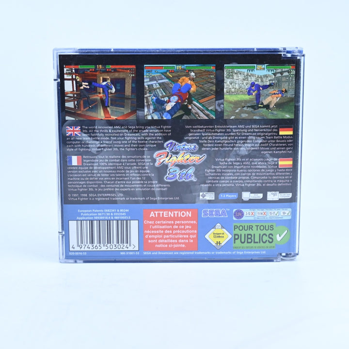 Virtua Fighter 3tb - Sega Dreamcast Game - PAL + Manual - MINT DISC!