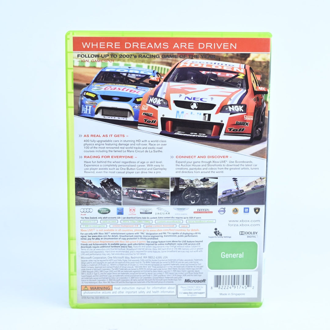 Forza Motorsport 3 - Xbox 360 Game + Manual - PAL - MINT DISC!