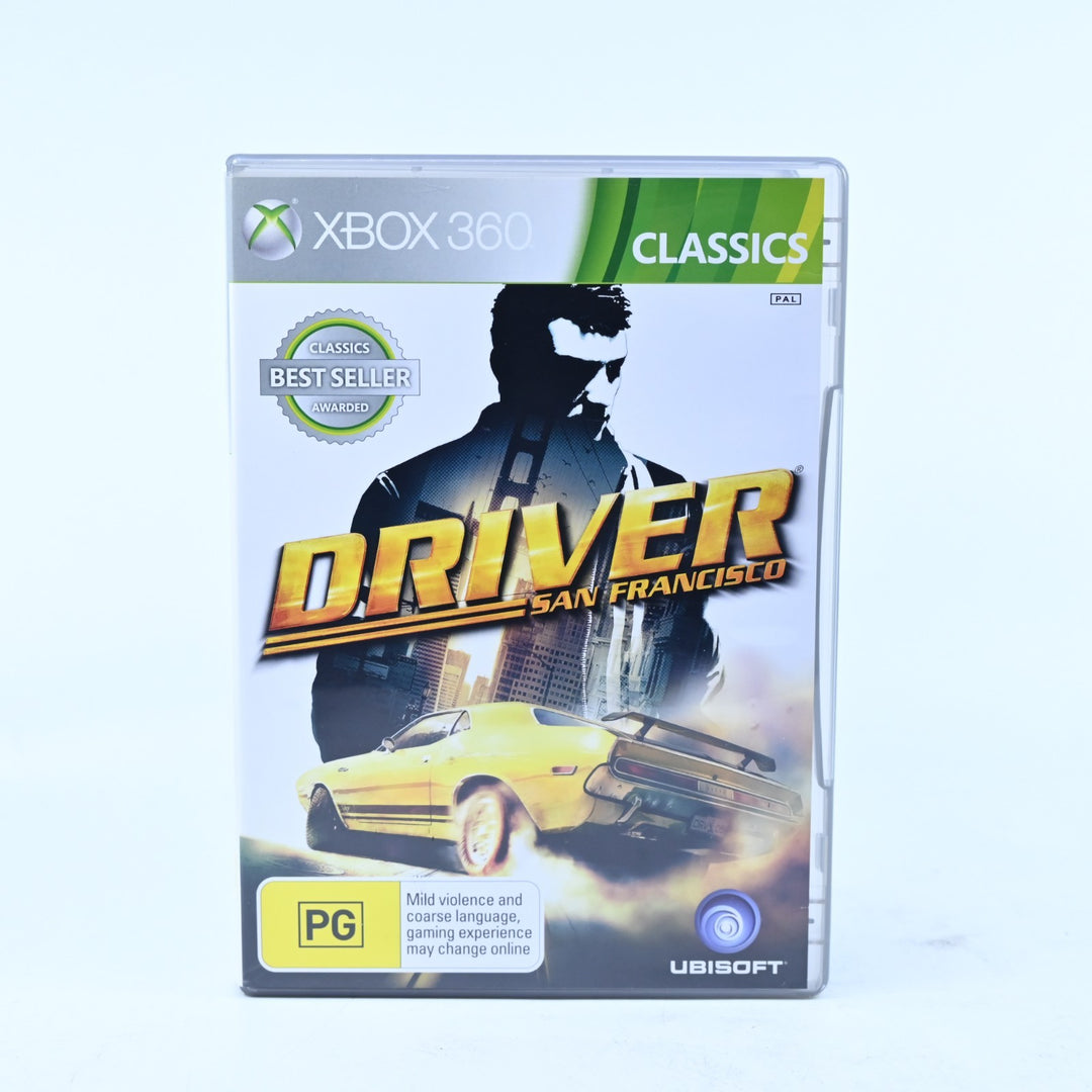 Driver San Francisco - Xbox 360 Game + Manual - PAL - MINT DISC!
