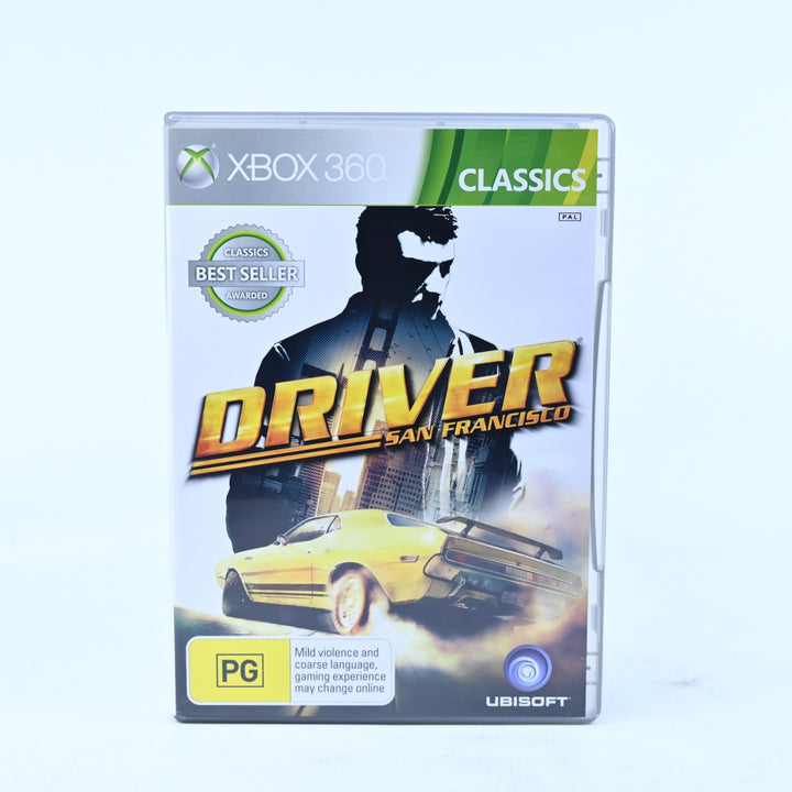 Driver San Francisco - Xbox 360 Game + Manual - PAL - MINT DISC!