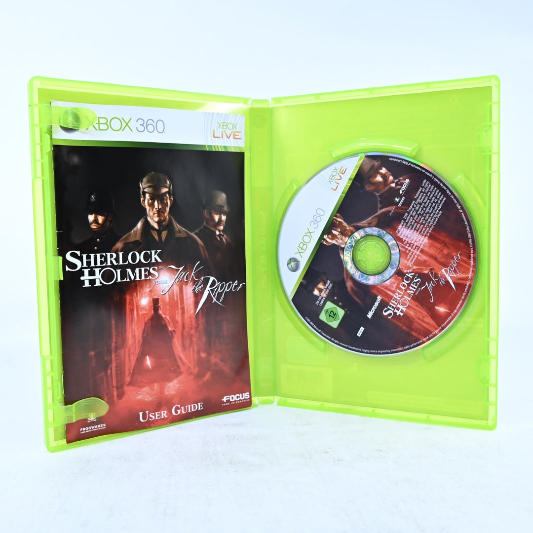 Sherlock Holmes Versus Jack The Ripper - Xbox 360 Game + Manual - PAL
