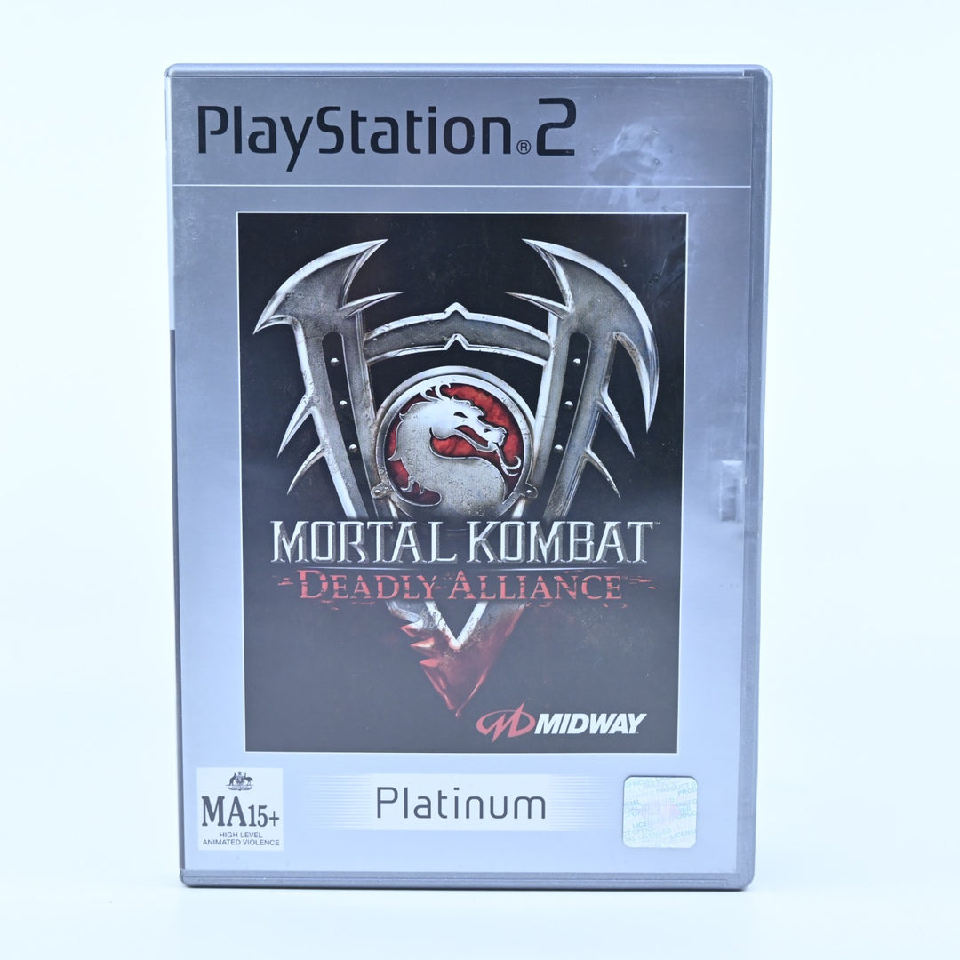 Mortal Kombat Deadly Alliance - Sony Playstation 2 / PS2 Game + Manual - PAL